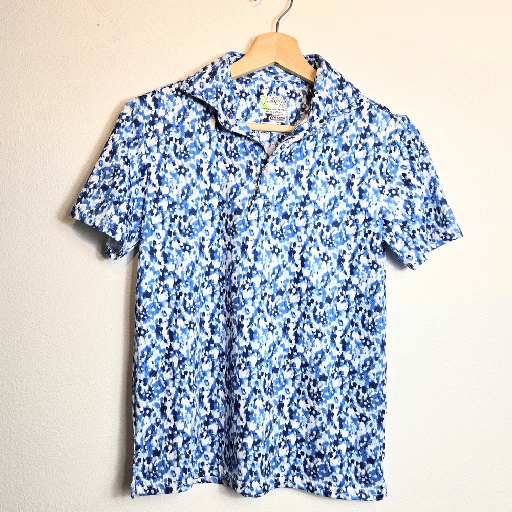 TailorByrd Boys Performance Polo Collared Golf Tee Size Medium 10-12